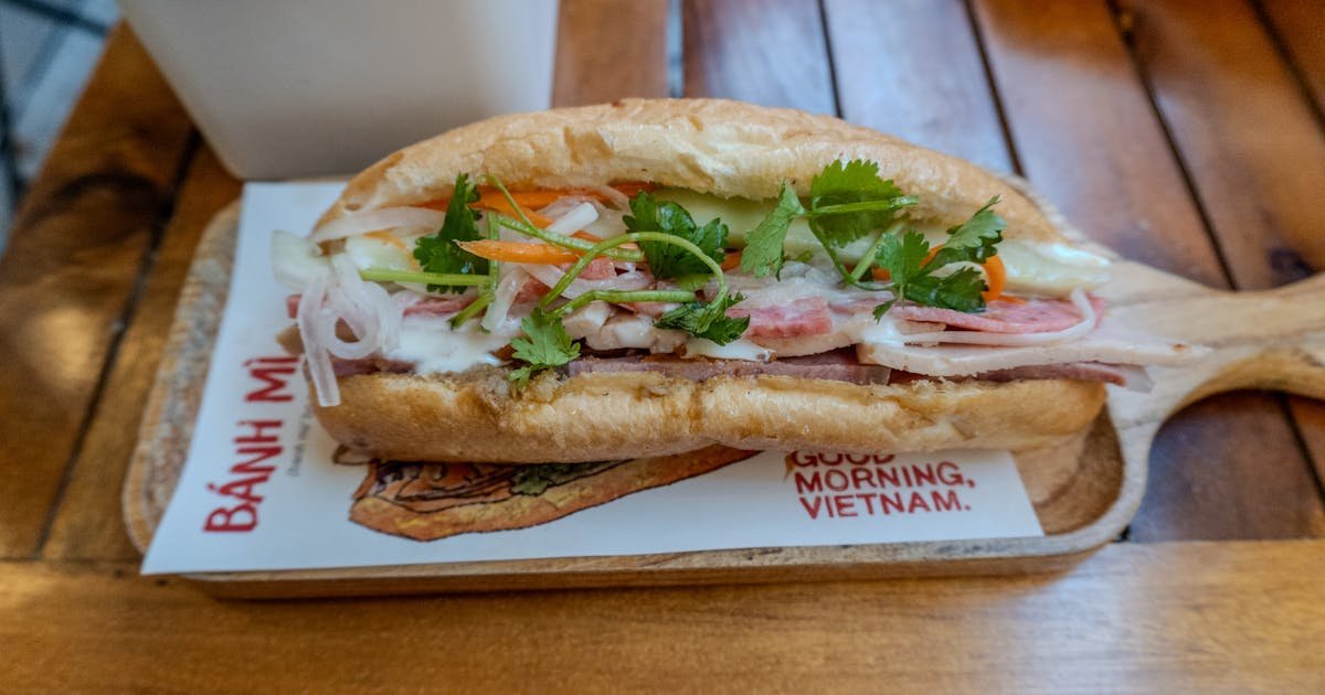 The Perfect Banh Mi Sandwich with Crispy Pickled Vegetables