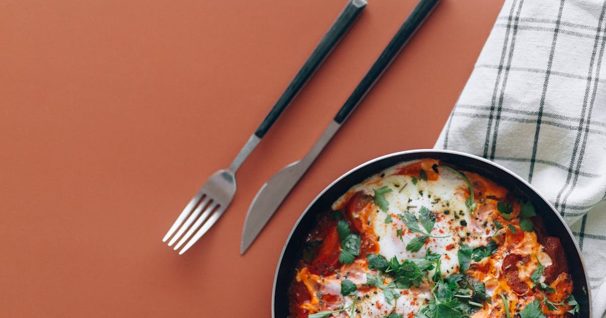 Savory Shakshuka with Feta and Fresh Herbs