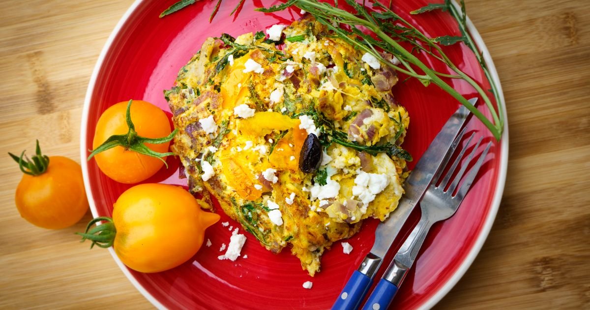 The Perfect Veggie Frittata with Sun-Dried Tomatoes Breakfast Recipe